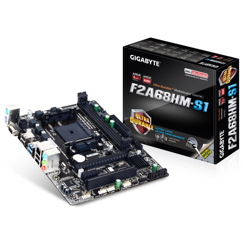 Gigabyte ga f2a68hm s1 какие процессоры поддерживает