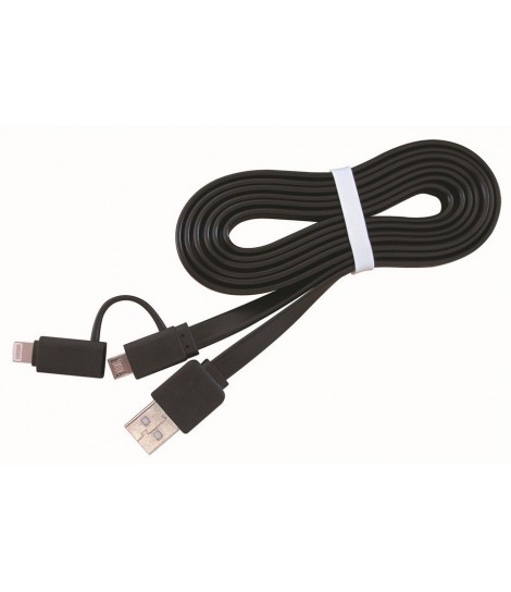 Kabel combo USB-micro USB + Lightning do urządzeń Apple Gembird (1m)