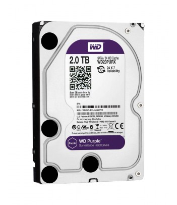 Dysk HDD WD Purple 2TB 64MB
