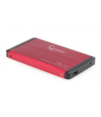 Obudowa zewnętrzna Gembird EE2-U3S-2-R na dysk 2.5" SATA HDD USB 3.0 (czerwona)