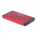 Obudowa zewnętrzna Gembird EE2-U3S-2-R na dysk 2.5" SATA HDD USB 3.0 (czerwona)