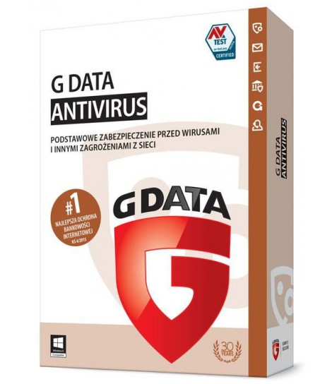 G Data AntiVirus licencja na 1 rok (1 komputer)