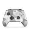 Kontroler bezprzewodowy Microsoft do konsoli Xbox One wersja specjalna Winter Forces (biało-szary)