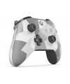 Kontroler bezprzewodowy Microsoft do konsoli Xbox One wersja specjalna Winter Forces (biało-szary)