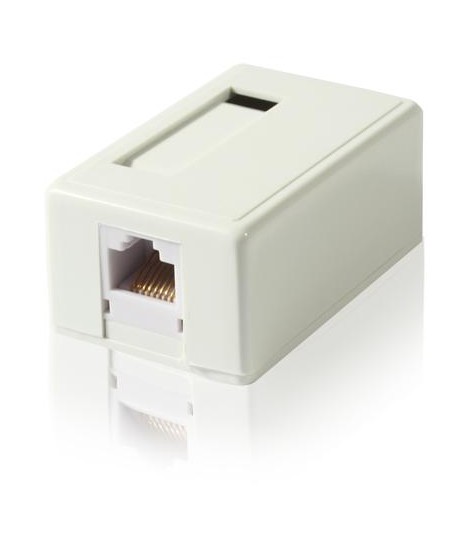 Gniazdo natynkowe Gembird NCAC-FS-SMB1 1x RJ-45 kat.6 Gniazdo natynkowe Gembird NCAC-FS-SMB1 1x RJ-45 kat.6