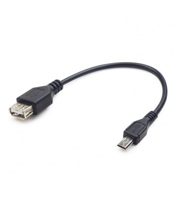 Kabel micro USB-USB OTG Gembird AF-BM (0,15 m)