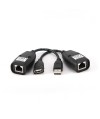 Kabel przedłużacz aktywny USB 2.0 Gembird AM-LAN-AF, max. 30 m (17 cm)