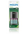 Ładowarka akumulatorów typu AA i AAA Philips SCB1490NB/12 + 4 baterie AA 2100 mAh