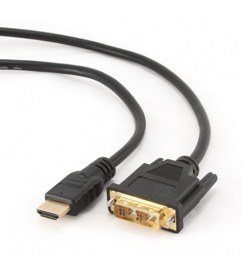 Kabel HDMI-DVI (18+1) Gembird CC-HDMI-DVI-0.5M (0,5 m)