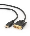 Kabel HDMI-DVI (18+1) Gembird CC-HDMI-DVI-7.5MC (7,5 m)
