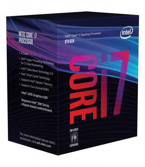 Procesor Intel® Core™ i7-8700 (12M Cache, 3.20 GHz)