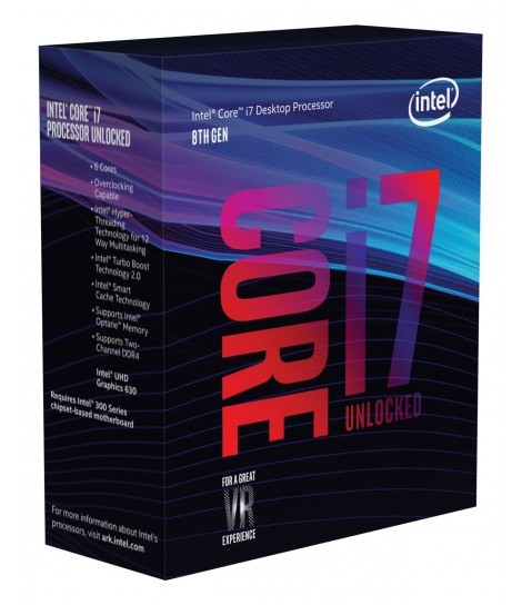 Procesor Intel® Core™ i7-8700K (12M Cache, 3.70 GHz)
