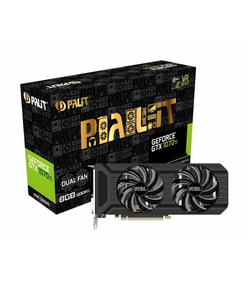 Karta graficzna Palit GeForce GTX 1070Ti Dual 8GB (NE5107T015P2-1043D)