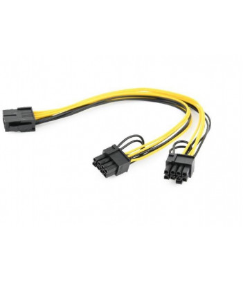 Kabel wewnętrzny zasilający PCI-E 8-pin do PCI- E 6+2-pin Gembird CC-PSU-85 (0,3 m)