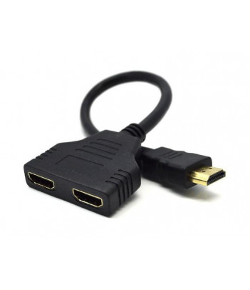 Adapter HDMI AM / HDMI AFx2 dwuportowy pasywny splitter Gembird