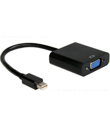 Adapter mini DisplayPort-VGA czarny Gembird