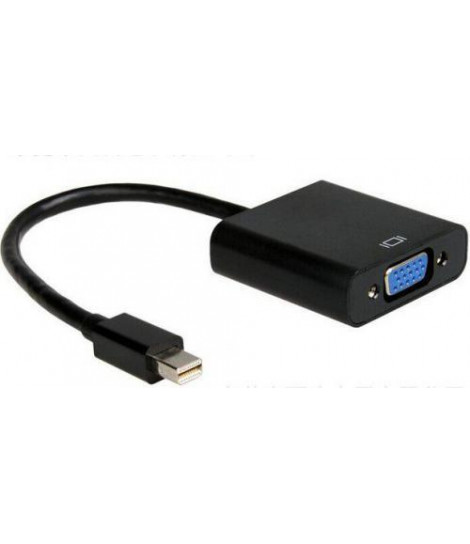 Adapter mini DisplayPort-VGA czarny Gembird