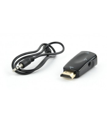 Konwenter sygnału HDMI do VGA z gniazdem mini Jack Gembird AB-HDMI-VGA-02