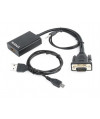 Adapter VGA-HDMI + audio Gembird A-VGA-HDMI-01