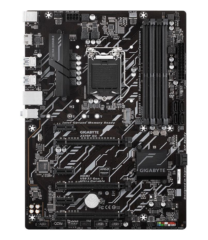 Gigabyte z370p d3 не стартует