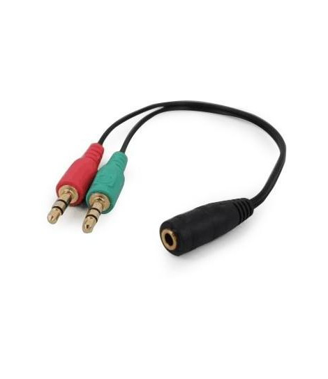 Kabel stereo mini Jack (M)-2x mini Jack (F) Gembird CCA-418 (0,2 m)