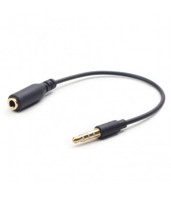 Kabel stereo mini Jack-mini Jack M/F 3,5 mm Gembird CCA-419 (0,18 m)