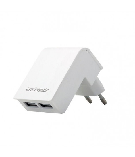 Ładowarka sieciowa USB EnerGenie EG-U2C2A-02-W (biała)