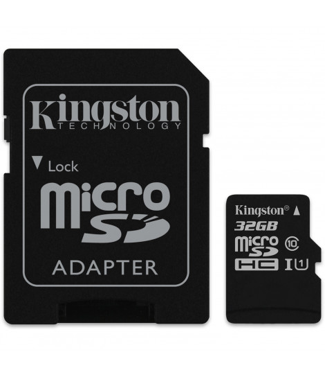 Karta pamięci microSDHC Kingston Canvas Select Class C10 UHS-1 32GB + adapter SD