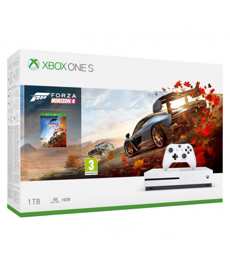 Konsola Xbox One S 1TB z grą Forza Horizon 4