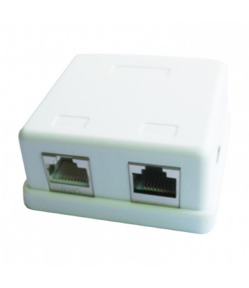 Gniazdo natynkowe FTP Gembird NCAC-FS-SMB2 2x RJ-45, kat. 6