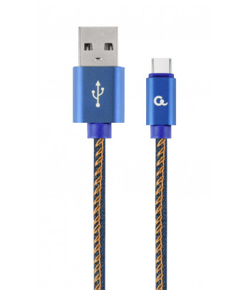 Kabel USB 2.0-Typ C (AM/CM) Gembird CC-USB2J-AMCM-1M-BL (1 m)