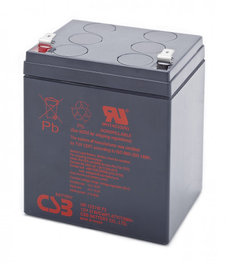 Akumulator żelowy wymienny CSB HR1221W F2