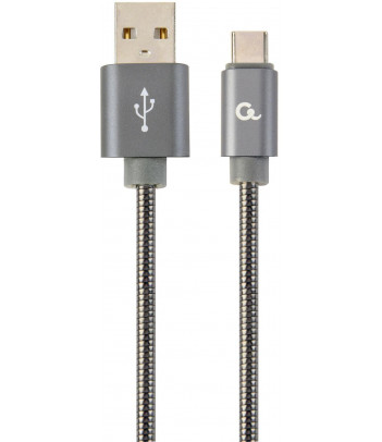 Kabel USB 2.0-Typ C (AM/CM) szary Gembird (1 m)