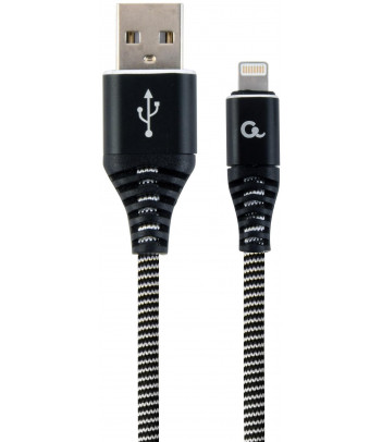 Kabel USB 2.0-Typ C (AM/CM) czarno-biały Gembird (1 m)