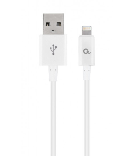 Kabel USB 2.0-Lightning Gembird CC-USB2P-AMLM-1M-W (1 m)