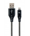 Kabel USB 2.0-Lightning Gembird CC-USB2B-AMLM-1M-BW (1 m)