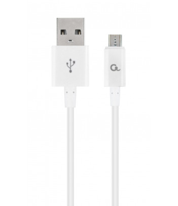 Kabel USB 2.0-micro USB Gembird CC-USB2P-AMmBM-2M-W (2 m)