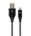 Kabel USB 2.0-micro USB Gembird CC-USB2B-AMmBM-2M-BW (2 m)