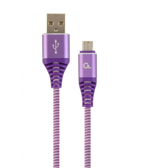 Kabel USB 2.0-micro USB Gembird CC-USB2B-AMmBM-1M-PW (1 m)