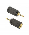 Adapter stereo Jack (M) 2,5 mm do Jack (F) 3,5 mm Gembird A-3.5F-2.5M