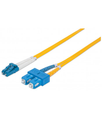 Kabel światłowód krosowy Intellinet 473729 LC/SC 9/125 jednomodowy duplex OS2 (5 m)