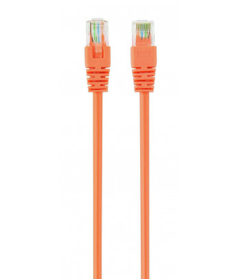 Kabel sieciowy UTP Gembird PP12-0.25M/O kat. 5e, Patch cord RJ-45 (0,25 m)