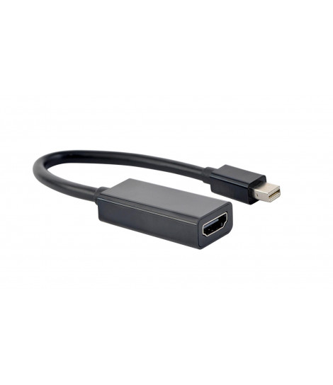 Adapter Mini DisplayPort (M) do HDMI (F) Gembird A-mDPM-HDMIF4K-01 (15 cm)