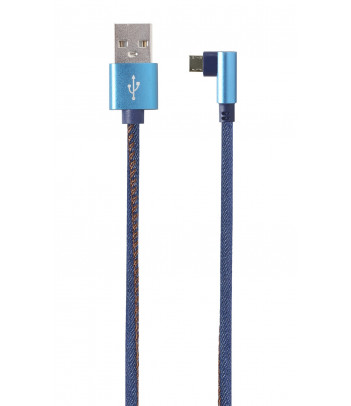 Kabel USB 2.0-microUSB złącze kątowe Gembird (1 m)