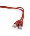Kabel sieciowy UTP Gembird PP12-0.5M/R kat. 5e, Patch cord RJ-45 (0,5 m)