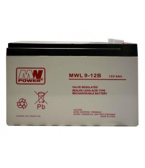 Akumulator żelowy MW Power MWL9-12B Long Life (10-letni)