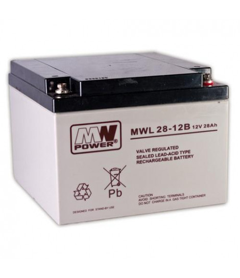 Akumulator żelowy MW Power MWL28-12B Long Life (10-letni)