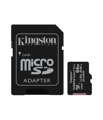 Karta pamięci micro SD Kingston Canvas Select Plus Class 10 64GB + adapter SD