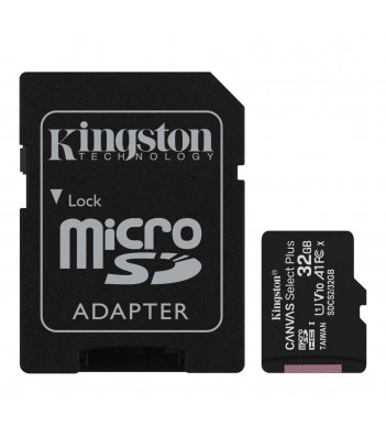 Karta pamięci microSD Kingston Canvas Select Plus Class 10 32GB + adapter SD