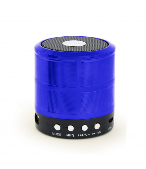 Głośnik przenośny Bluetooth z mikrofonem Gembird SPK-BT-08-B (niebieski)